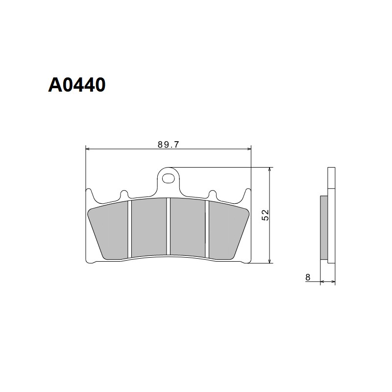 NISSIN KLOCKI HAMULCOWE KH188 PREMIUM SEMI-METALLIC