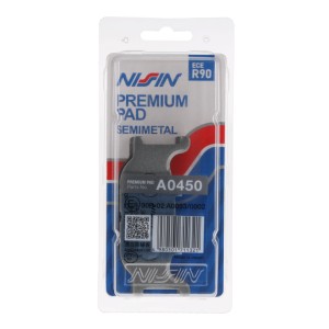 NISSIN KLOCKI HAMULCOWE KH199 PREMIUM SEMI-METALLIC (SPIEK METALICZNY) (ECE R90) (MADE IN JAPAN)