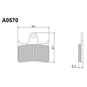 NISSIN KLOCKI HAMULCOWE KH254 PREMIUM SEMI-METALLIC (SPIEK METALICZNY) (ECE R90) (MADE IN JAPAN) (2P-264NS)