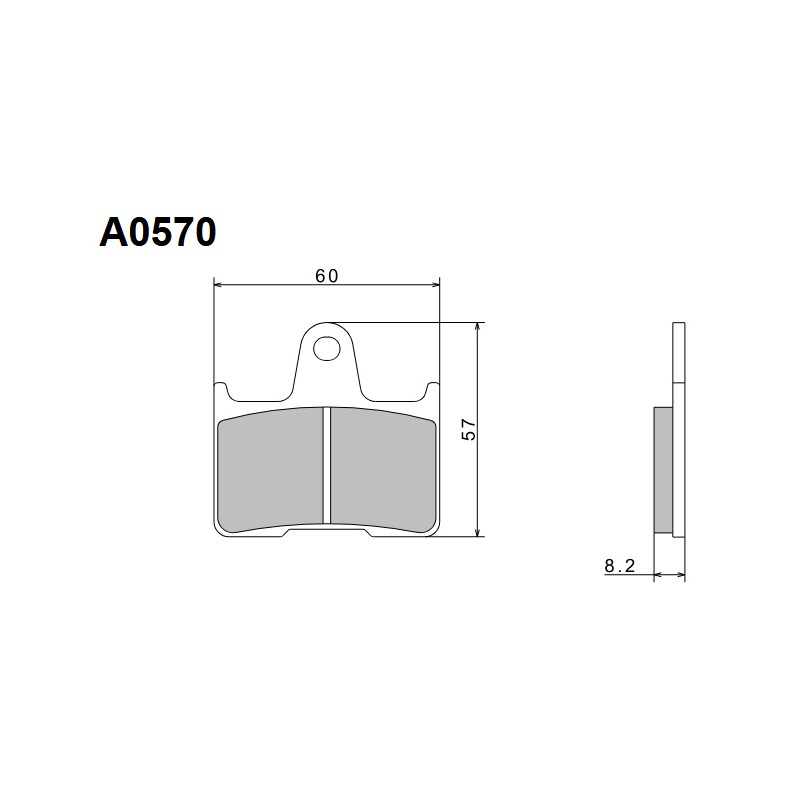 NISSIN KLOCKI HAMULCOWE KH254 PREMIUM SEMI-METALLIC (SPIEK METALICZNY) (ECE R90) (MADE IN JAPAN) (2P-264NS)