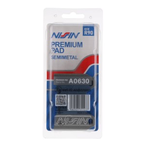 NISSIN KLOCKI HAMULCOWE KH244 PREMIUM SEMI-METALLIC (SPIEK METALICZNY) (ECE R90) (MADE IN JAPAN)