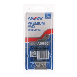 NISSIN KLOCKI HAMULCOWE KH419 PREMIUM SEMI-METALLIC (SPIEK METALICZNY) (ECE R90) (MADE IN JAPAN)