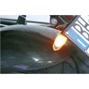 Kierunkowskazy LED do tablicy rejestracyjnej - komplet 2 sztuki, kolor czarny