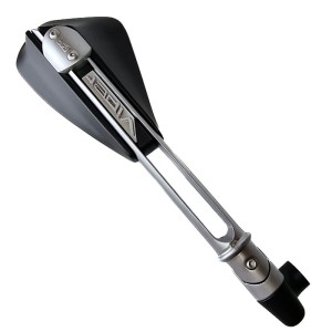 Lusterko lewe regulowane aluminiowe - czarne