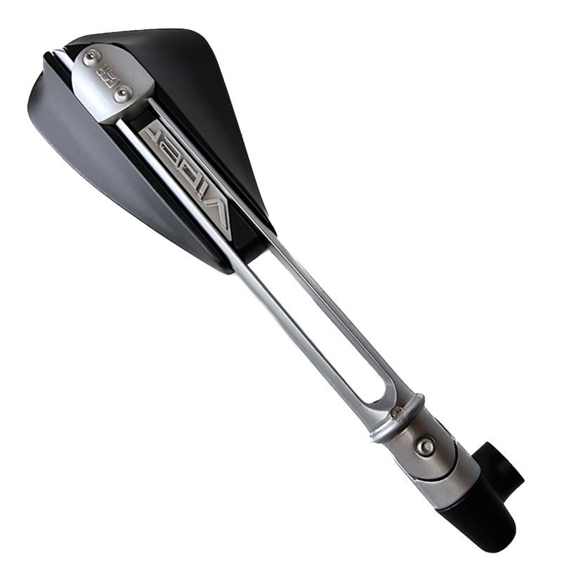 Lusterko lewe regulowane aluminiowe - czarne