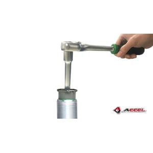 Klucz do serwisu zawieszeń przednich Showa - zestaw adapterów do rozkręcania wkładu i zewnętrznej nakrętki