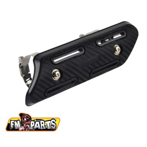 Osłona kolektora wydechowego do motocykli - FM-PARTS UNIWERSALNA OSŁONA KOLEKTORA WYDECHOWEGO 4T CZARNA