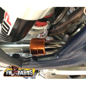 Łącznik między dyfuzerem a tłumikiem KTM/Husqvarna '17-'23 niebieski