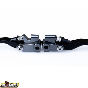 Zestaw dźwigni sprzęgła i hamulca do Husqvarna TE/FE \'22-\'24 oraz Gas Gas EC \'22-\'24 - czarny