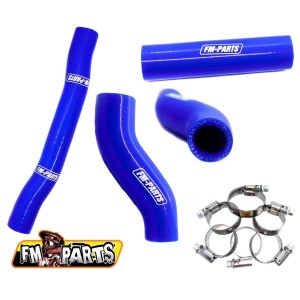 Silikonowe węże/przewody chłodnicy KTM/Husqvarna 250/300 '17-'19 niebieskie