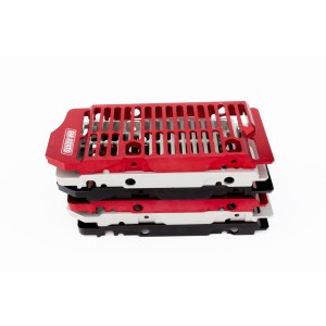 FM-PARTS OSŁONY CHŁODNICY ALUMINIUM BETA '20-'23 CZERWONY