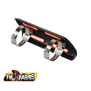 Osłona kolektora wydechowego uniwersalna w kolorze pomarańczowym