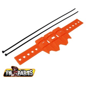 Osłona tłumika uniwersalna kolor pomarańczowy - FM-PARTS