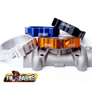 Wzmocnienie wyjścia wydechowego KTM/HUSQVARNA '17-'22 - Flansza - Srebrny