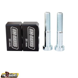 Podwyższenie kierownicy 25mm do KTM, Husqvarna, Gas Gas - kolor czarny