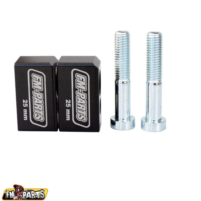 Podwyższenie kierownicy 25mm do KTM, Husqvarna, Gas Gas - kolor czarny