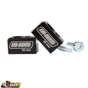 Podwyższenie kierownicy 25mm do KTM, Husqvarna, Gas Gas - kolor czarny