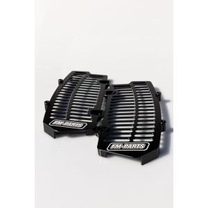 Osłony chłodnicy aluminium KTM/Husqvarna/Gas Gas '20-'25 TBI/TPI czarne