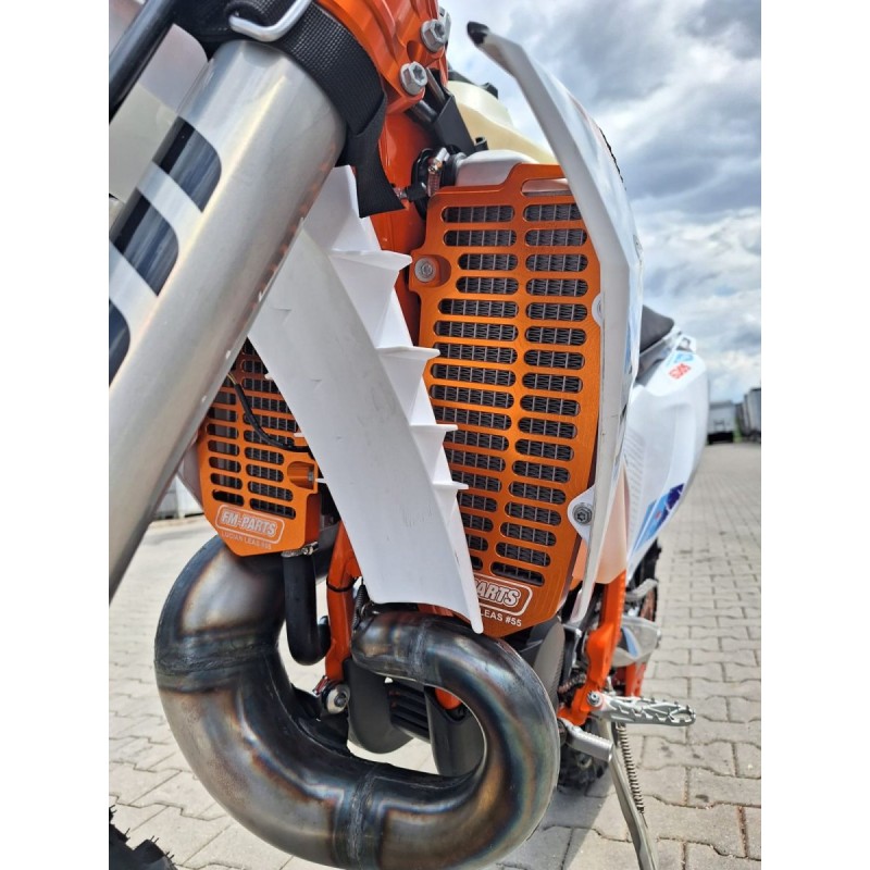 Osłony chłodnicy aluminiowe KTM/Husqvarna/Gas Gas '20-'25 TBI/TPI pomarańczowe
