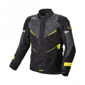 Kurtka motocyklowa MACNA SONAR NIGHT EYE FLUORESCENT YELLOW/BLACK