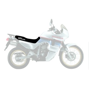 Pokrowiec na siedzenie Honda XL 600V '88-'99 - Tradycyjne logo Honda czarny
