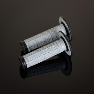 Renthal Manetki MX Dual Compound Tapered Half Waffle - Szary/Czarny