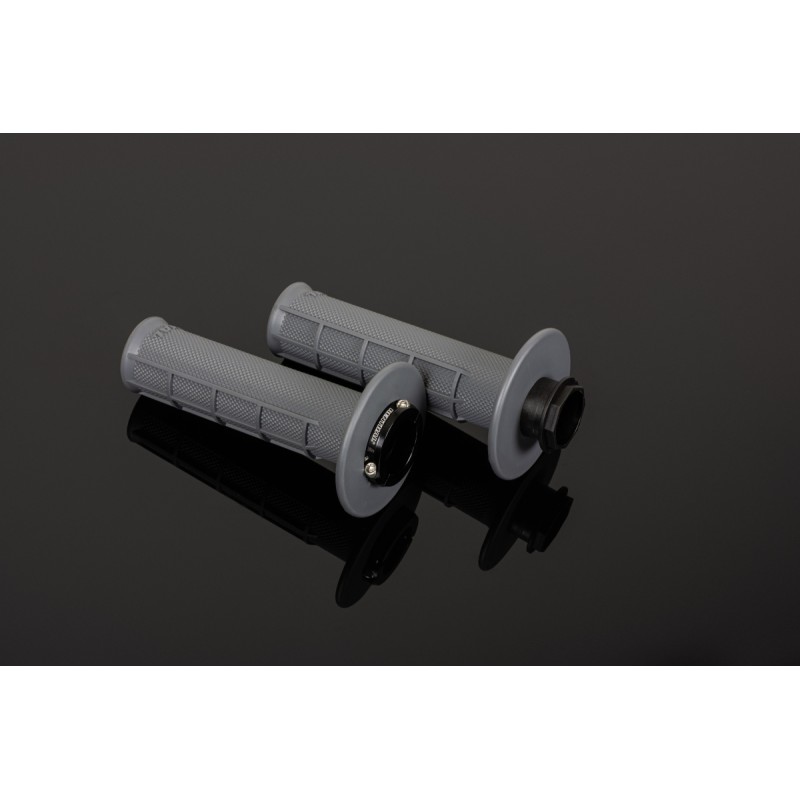 Renthal manetki MX Original Lock-On Medium (Half Waffle) kolor szary