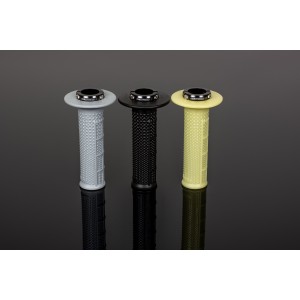 Renthal manetki MX Original Lock-On Medium (Half Waffle) kolor szary