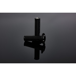 Renthal Manetki MX R-Works Lock-On Ultratacky (Half Waffle) - Kolor Czarny