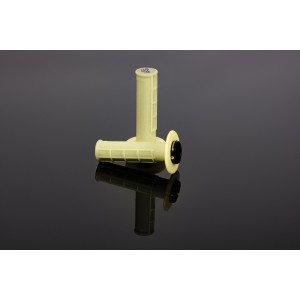 Manetki Renthal MX R-Works Lock-On Aramid Kremowe - Sklep Motocyklowy