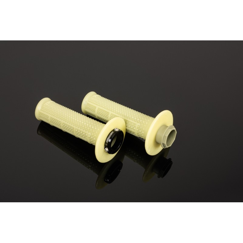 Renthal Manetki MX R-Works Lock-On Aramid Kolor Kremowy