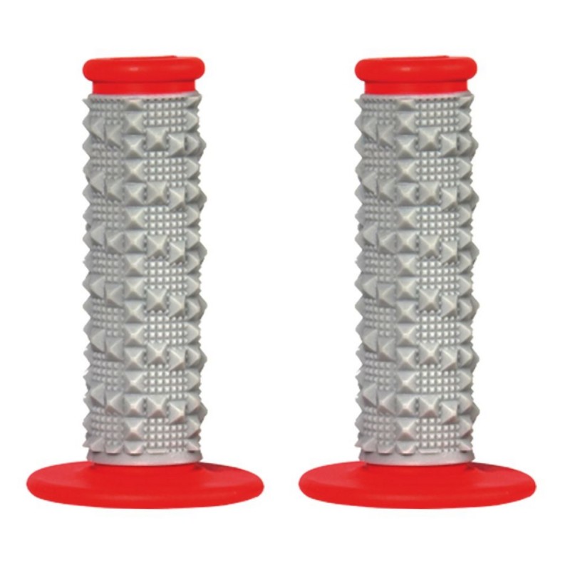 Manetki off-road SCAR Racing (22+25mm) szare/czerwone