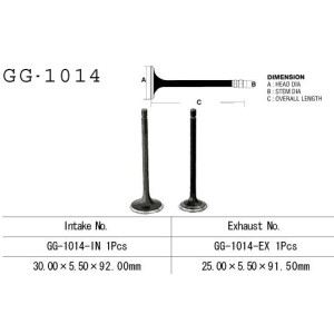 Zawór ssący Honda ATC/TRX 200, XL 125S '79-'84 (OEM: 14711-437-000,14711-440-000) - Made in Japan