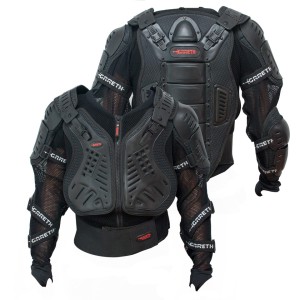 Ochraniacz klatki piersiowej GARETH BUZER SCORPION na siatce, rozmiar XXXL / 3XL