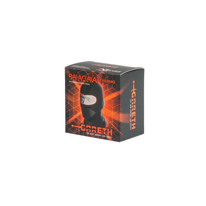 Kominiarka termoaktywna z jonami srebra kolor grafit rozmiar S