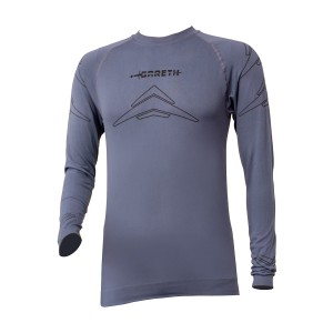 Koszulka termoaktywna Gareth z jonami srebra 'Summer' (chłodząca) XL-XXL - Grafit