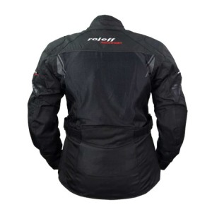 ROLEFF (2025) Kurtka tekstylna letnia (mesh) damską czarna XXL