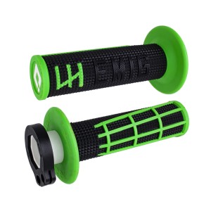 Manetki Off Road Emig 2.0 V2 Lock-On Grip Czarnozielone