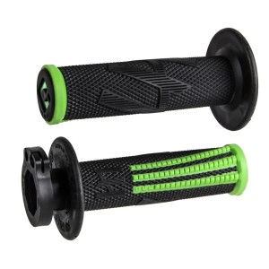 Manetki ODI Off Road Emig Pro V2 Lock-On Grip Czarno Zielone