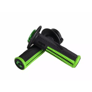 Manetki ODI Off Road Emig Pro V2 Lock-On Grip Czarno Zielone