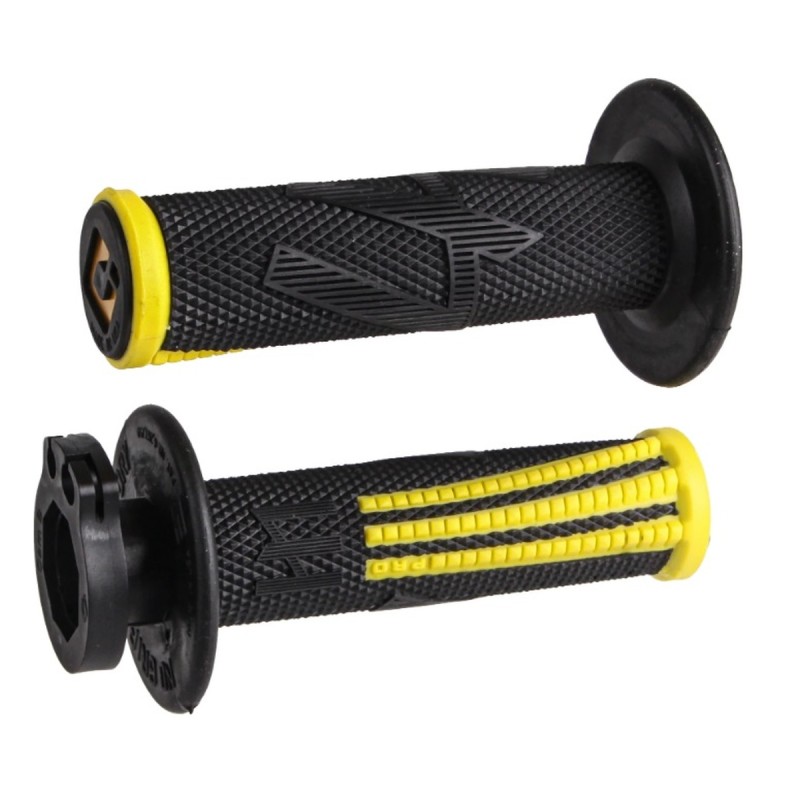 Manetki off road ODI EMIG PRO V2 Lock-On Grip czarno-żółte
