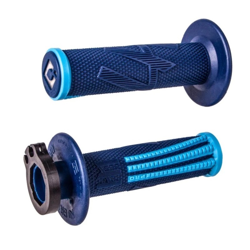 Manetki Off Road Emig Pro V2 Lock-On Grip Niebieskie