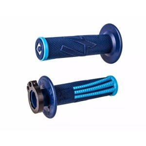 Manetki Off Road Emig Pro V2 Lock-On Grip Niebieskie