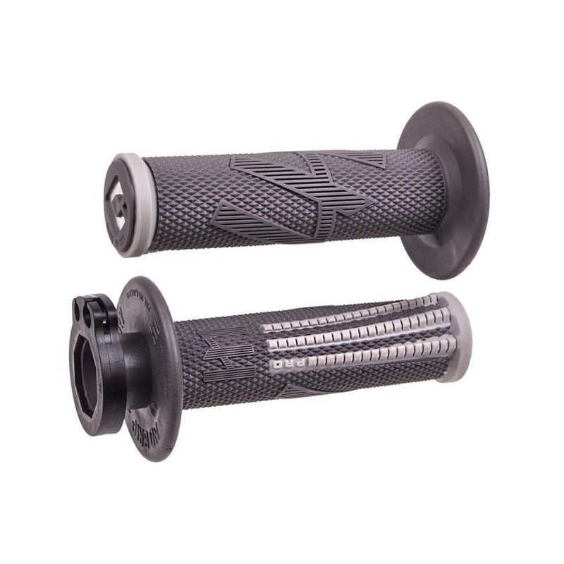 Manetki off road ODI Emig Pro V2 Lock-On Grip - Kolor Grafityowy Szary