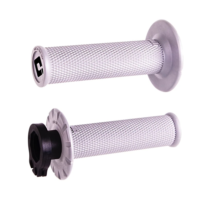 Manetki off road ODI MX V2 Lock-On Grip - biały kolor