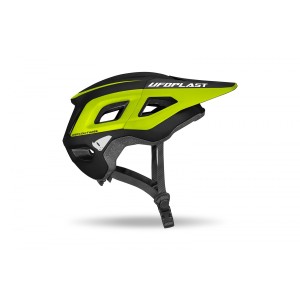 UFO KASK ROWEROWY MTB / E-BIKE DEFCON-THREE KOLOR CZARNY/ŻÓŁTY FLUO ROZMIAR L/XL