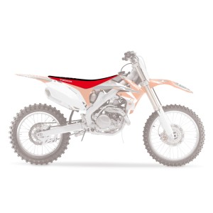 Pokrowiec na siedzenie Honda CRF 250R/450R, czarno-czerwony