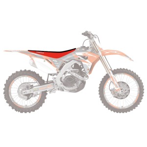 Pokrowiec/poszycie na siedzenie Honda CRF 250R '14-'17, CRF 450R '13-'16 czarno-czerwony