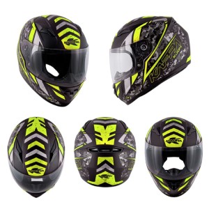KAPPA Kask KJ04 EVO Prox Junior Integralny Fullface Czarno-Żółty 50/M