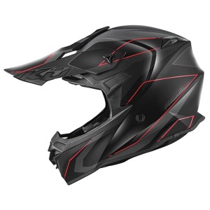 Kask Kappa KV49 EVO Chaser Cross Czarny Szary Czerwony Matt XXL